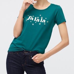 J. Crew Factory Fa La La Collector Tee